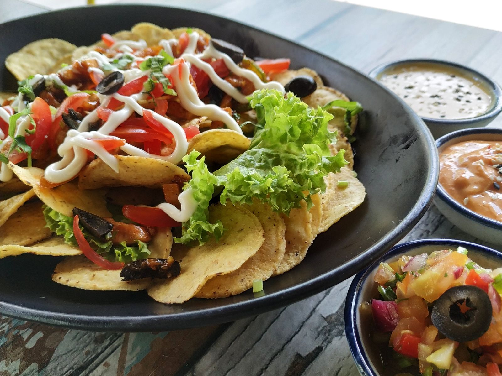 Nachos con Guacamole